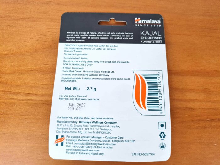 Kajal Indiano Himalaya Herbals Grande