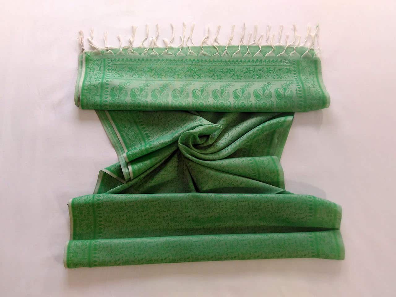 Lenço indiano de seda com viscose