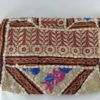 Bolsa indiana banjara 100% bordada a mão rosa