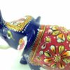 Elefante de metal esmaltado com técnica cloisonné