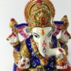 Ganesha de metal esmaltado com técnica cloisonné