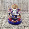 Ganesha de metal esmaltado com técnica cloisonné