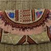 Bolsa indiana banjara 100% bordada a mão rosa
