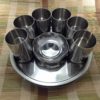 Kit de 15 peças de inox - utensílios de cozinha