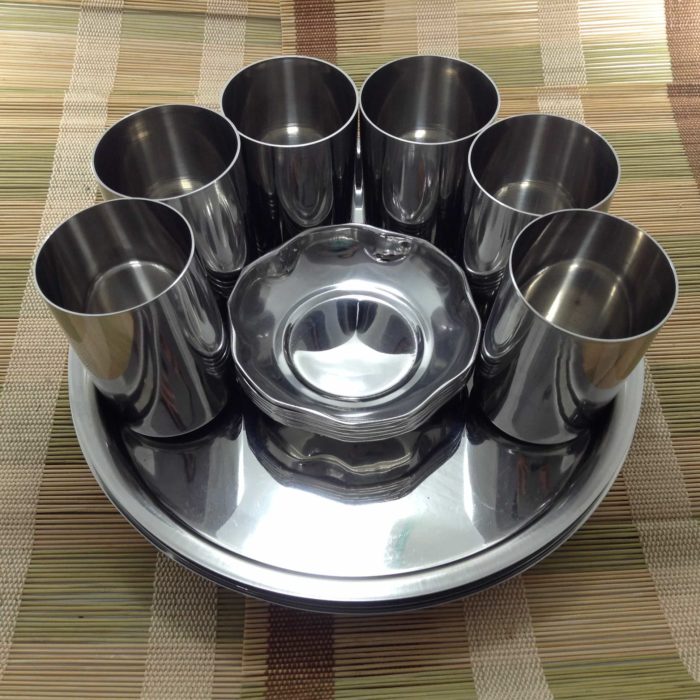 Kit de 15 peças de inox - utensílios de cozinha