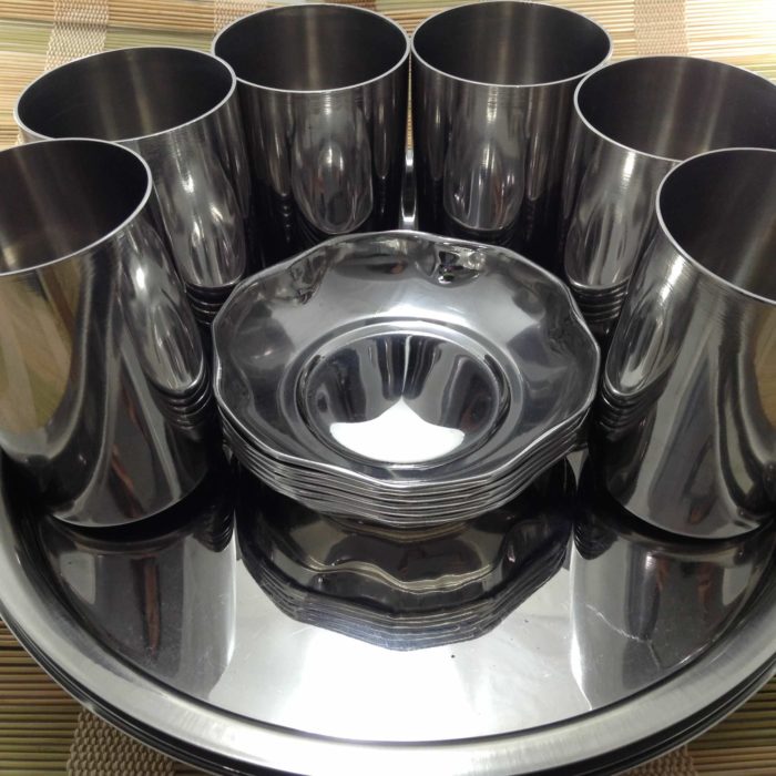 Kit de 15 peças de inox - utensílios de cozinha