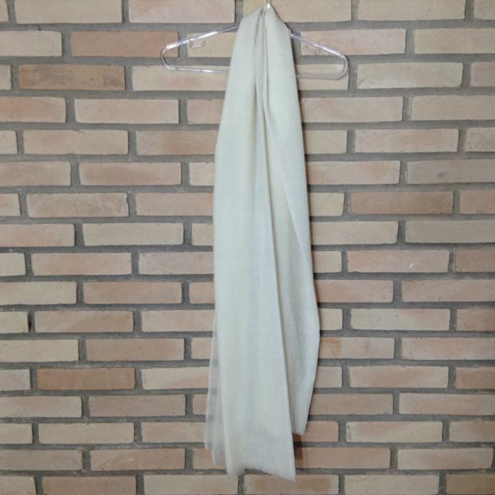 Pashimina indiana de cashmere - off white