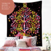Panô grande para decoração - estampa árvore e elefante