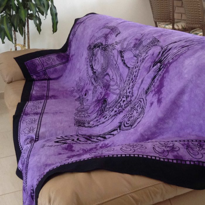 Panô grande para decoração - estampa Shiva e Om