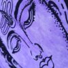 Panô grande para decoração - estampa Shiva e Om