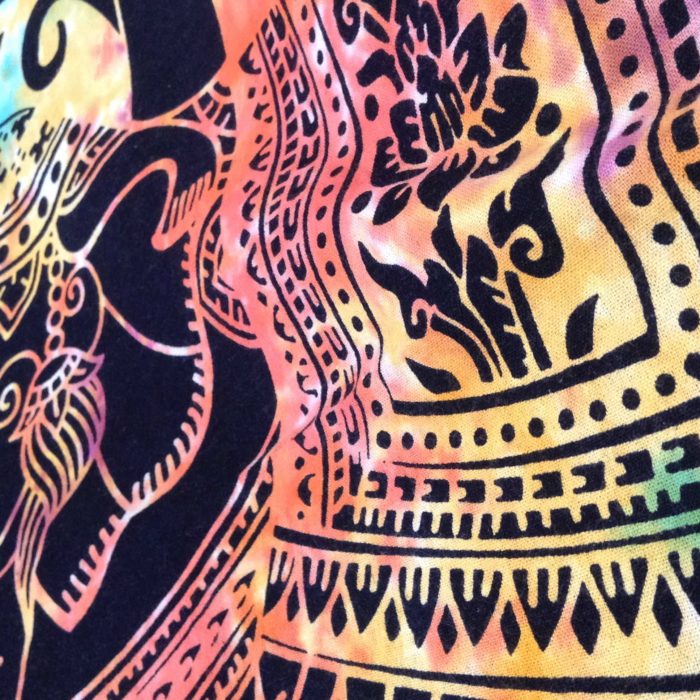 Panô grande para decoração - estampa árvore e elefante