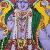 Painel grande clássico de deidade hindu - Vishnu