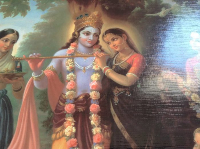Poster para enquadrar – Krishna e Radha