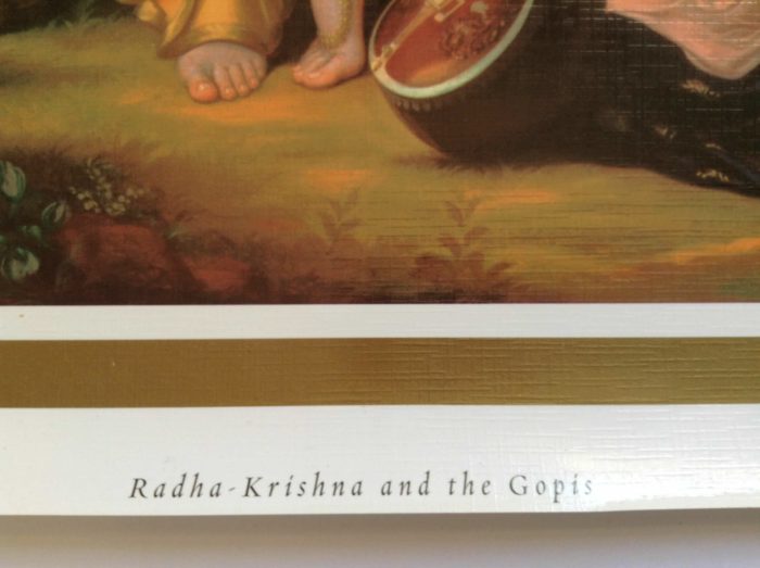 Poster para enquadrar – Krishna e Radha