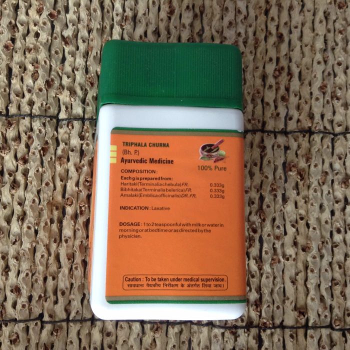 Kit Triphala Churna (pó) Zandu - Suplemento e Antioxidante Ayurvédico (150g)