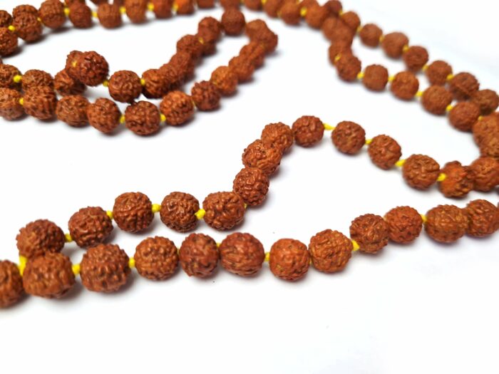 Japamala indiano de 108 contas de Rudraksha 8mm