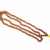 Japamala indiano de 108 contas de Rudraksha 8mm