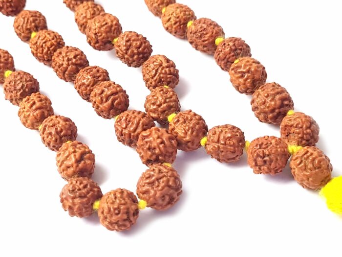 Japamala indiano de 108 contas de Rudraksha 8mm