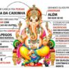 Estátua de Ganesha com técnica cloisonné 10cm