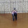 Escultura de mini elefante estilizado e resinado - rosa