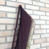 Porta mat indiano para Yoga 7 chakras bordados a mão (marrom)
