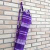Porta mat indiano para Yoga -  estampa de OM (tons de púrpura)