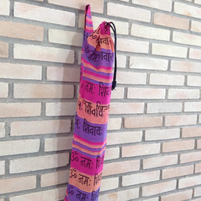Porta mat indiano para Yoga -  estampa de OM (color mix)