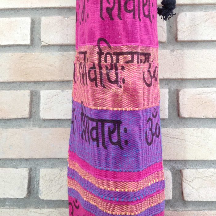Porta mat indiano para Yoga -  estampa de OM (color mix)