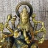 Deusa hindu Durga de bronze (19 cm de altura)