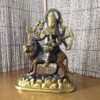 Deusa hindu Durga de bronze (19 cm de altura)