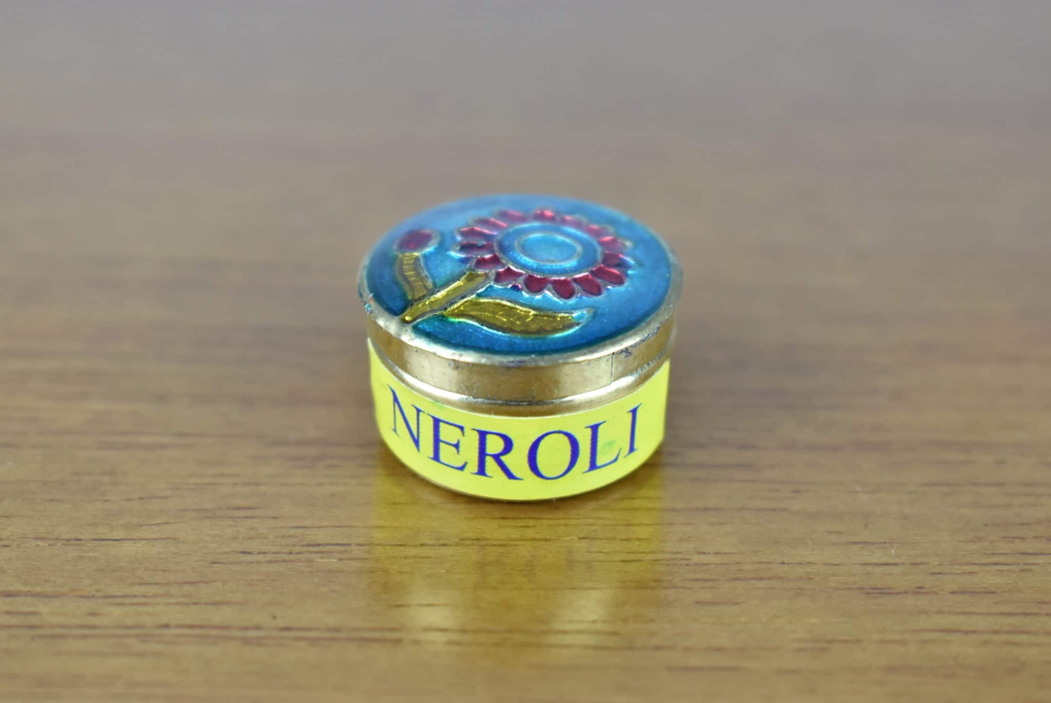 Perfume indiano sólido de latinha - Aroma Neroli