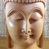 Busto de Buda em madeira maciça (20 cm)
