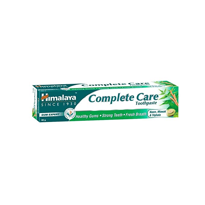 É enriquecido com a fórmula ayurvédica de Neem, Miswak e Triphala. Neem previne cáries, Triphala combate o acúmulo de placa e Miswak previne dores de dente e problemas nas gengivas.