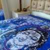 Panô indiano de algodão (colcha) - Estampa de Shiva (2.40 m x 2.10 m)