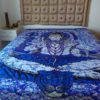 Panô indiano de algodão (colcha) - Estampa de Shiva (2.40 m x 2.10 m)