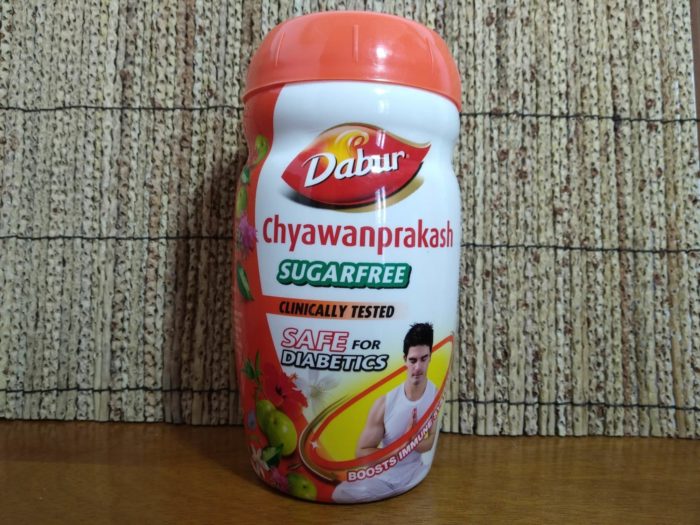 Tônico natural multi-vitamínico Dabur Chyawanprash (sem açúcar) 900g