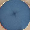 Almofada indiana bordada estilo futon 40 cm (laranja color)