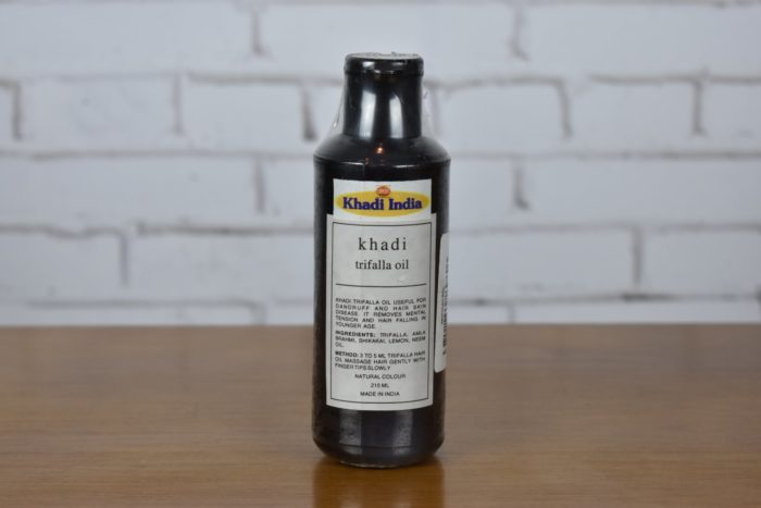 Óleo herbal de massagem capilar Khadi India
