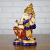 Estátua de Ganesha com técnica cloisonné 17 cm