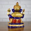 Estátua de Ganesha com técnica cloisonné 17 cm
