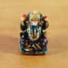 Estátua de Ganesha lapidado em pedra natural de Jade