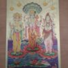 Folha laminada dourada para enquadrar e pendurar - Trimurti (30 x 21 cm)