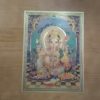 Folha laminada dourada para enquadrar e pendurar - Ganesha II (40 x 31 cm)