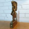 Estátua indiana da Deusa Lakshmi em bronze 21 cm