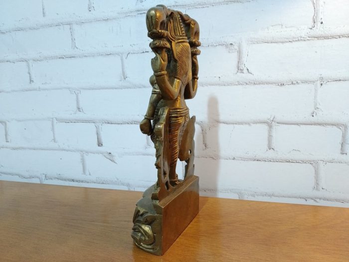 Estátua indiana da Deusa Lakshmi em bronze 21 cm
