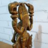 Estátua indiana da Deusa Lakshmi em bronze 21 cm