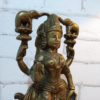 Estátua indiana da Deusa Lakshmi em bronze 21 cm