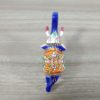 Elefante de metal esmaltado com técnica cloisonné P