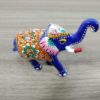 Elefante de metal esmaltado com técnica cloisonné P