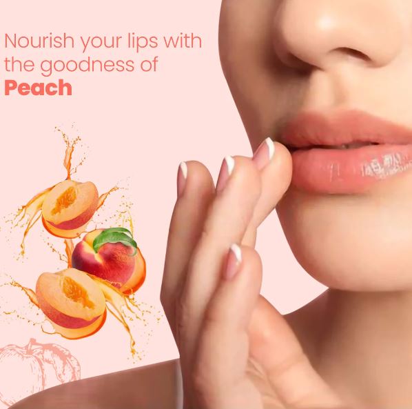 Duo de Lip Care da Himalaya Herbals Morango e Pêssego